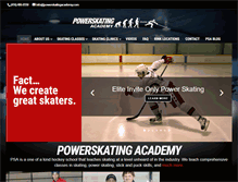 Tablet Screenshot of powerskatingacademy.com